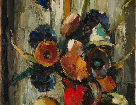 Bouquet de fleurs et citrons